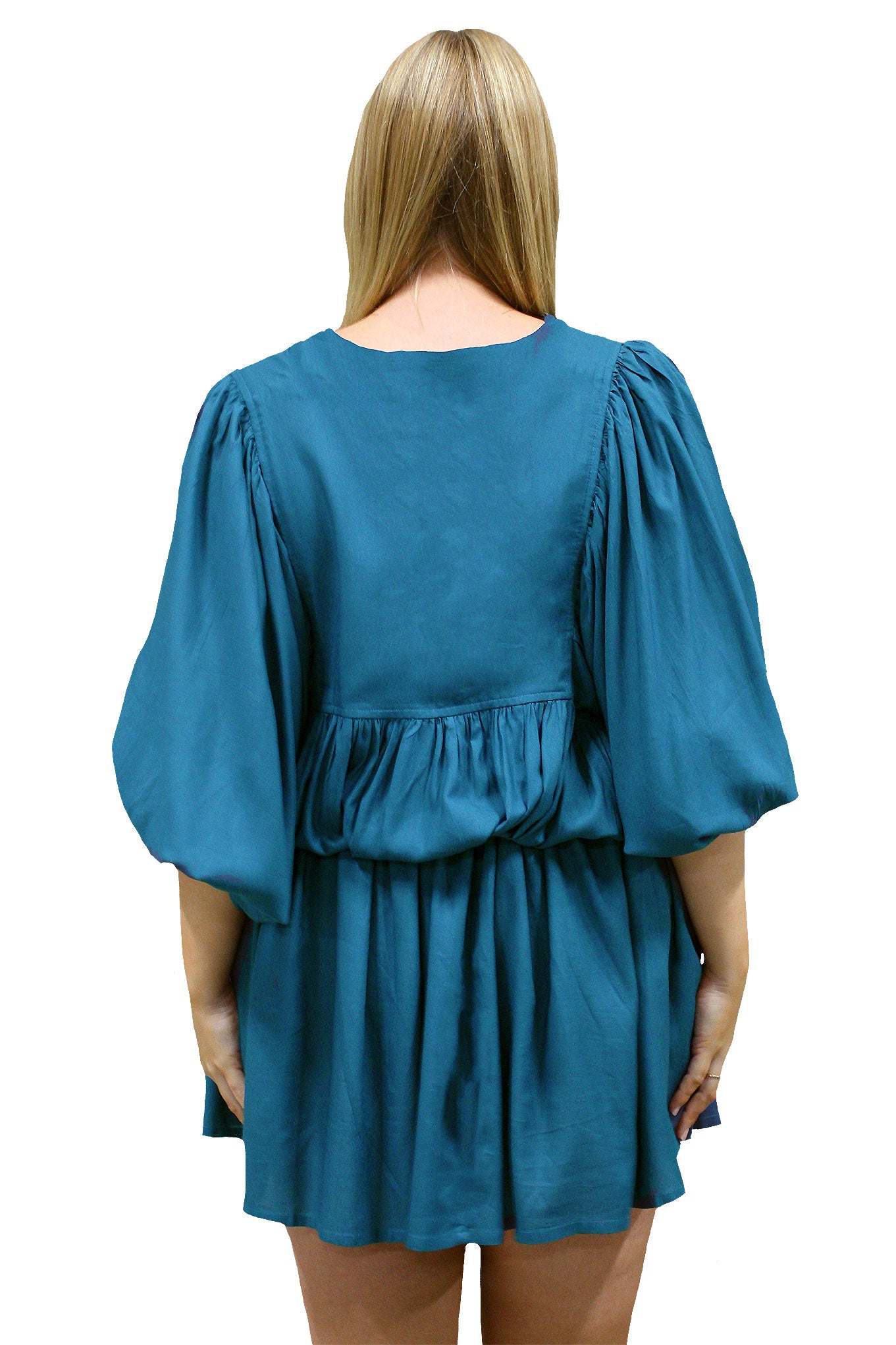 Demure Dress - Teal