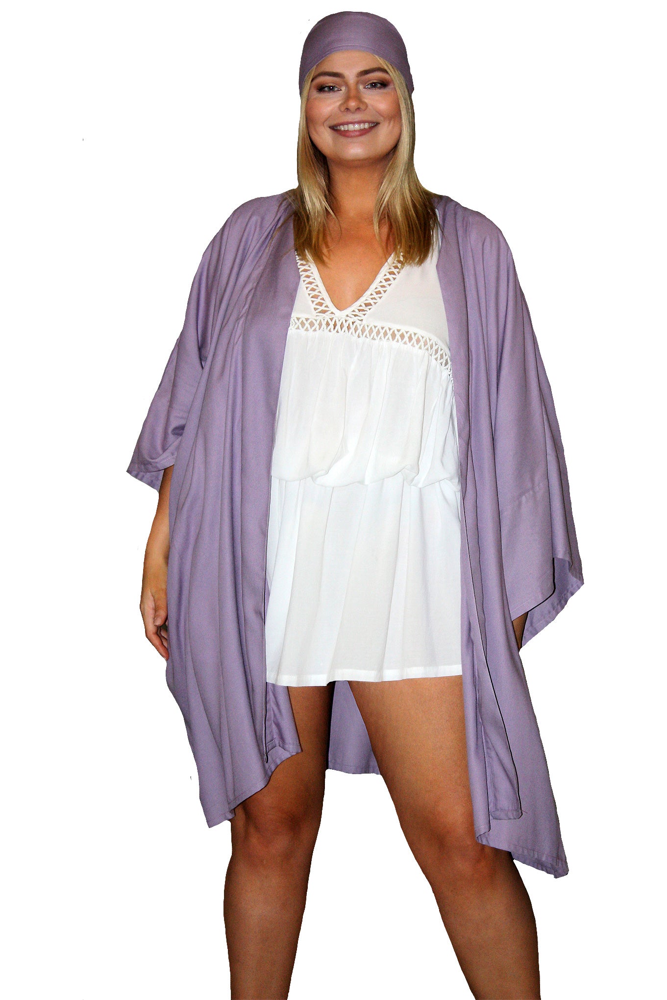 Phoenix Kimono - Lilac - Midi