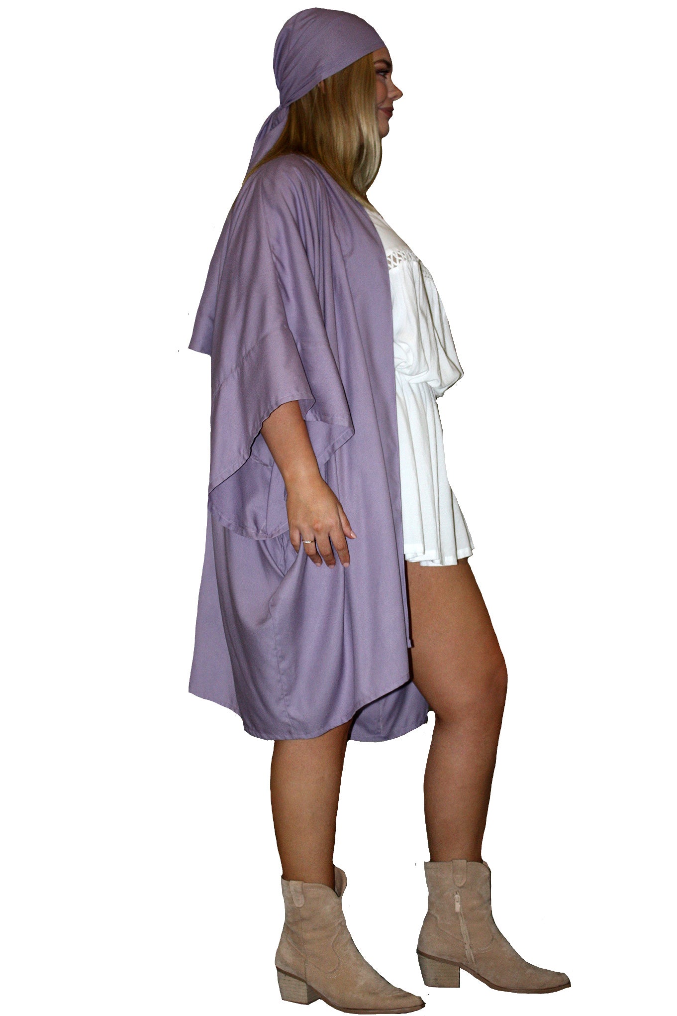 Phoenix Kimono - Lilac - Midi